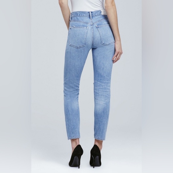 Citizens of Humanity Liya High Rise Classic Fit Torn Distressed Jeans - Picture 3 of 11